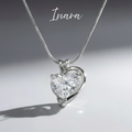 Inara Pendant: Platinum 950 Heart Diamond Pendant