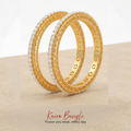 The Kairo Bangle: 18K Gold Lab-Grown Diamond Bangle
