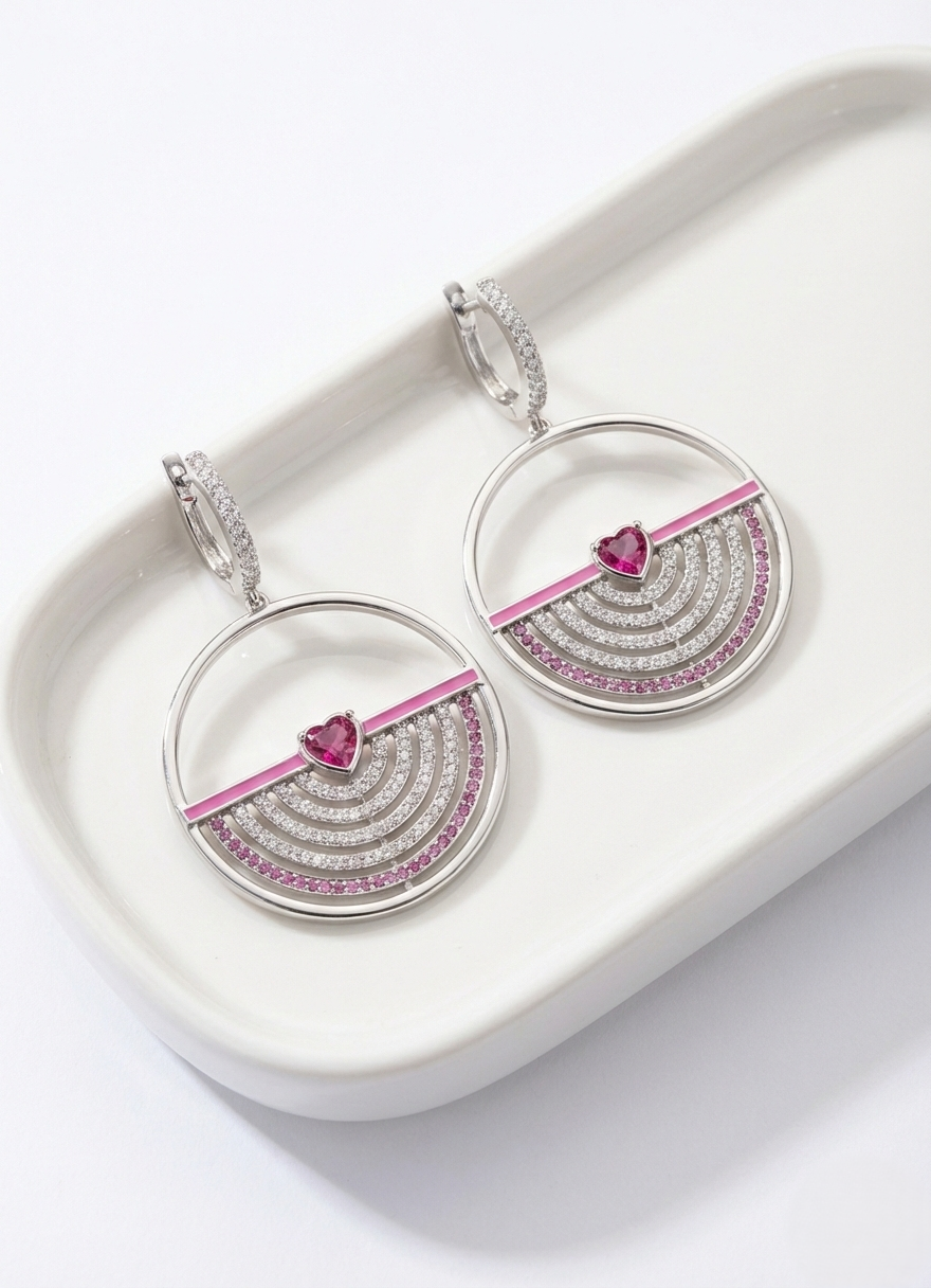 Circle of Love Earring