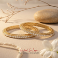 Locked in Love Bangle: 18K Gold Bespoke Lock Bangle