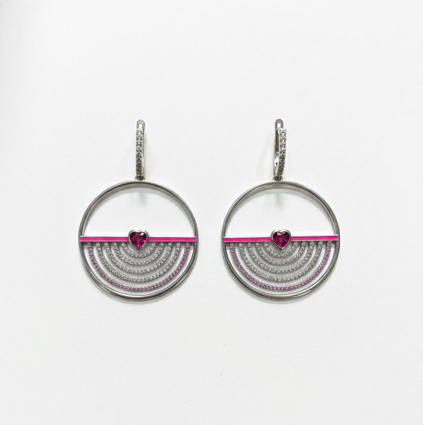 Circle of Love Earring