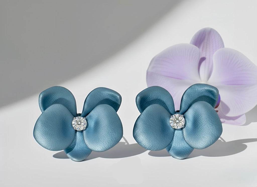 Serene Bloom Titanium Studs