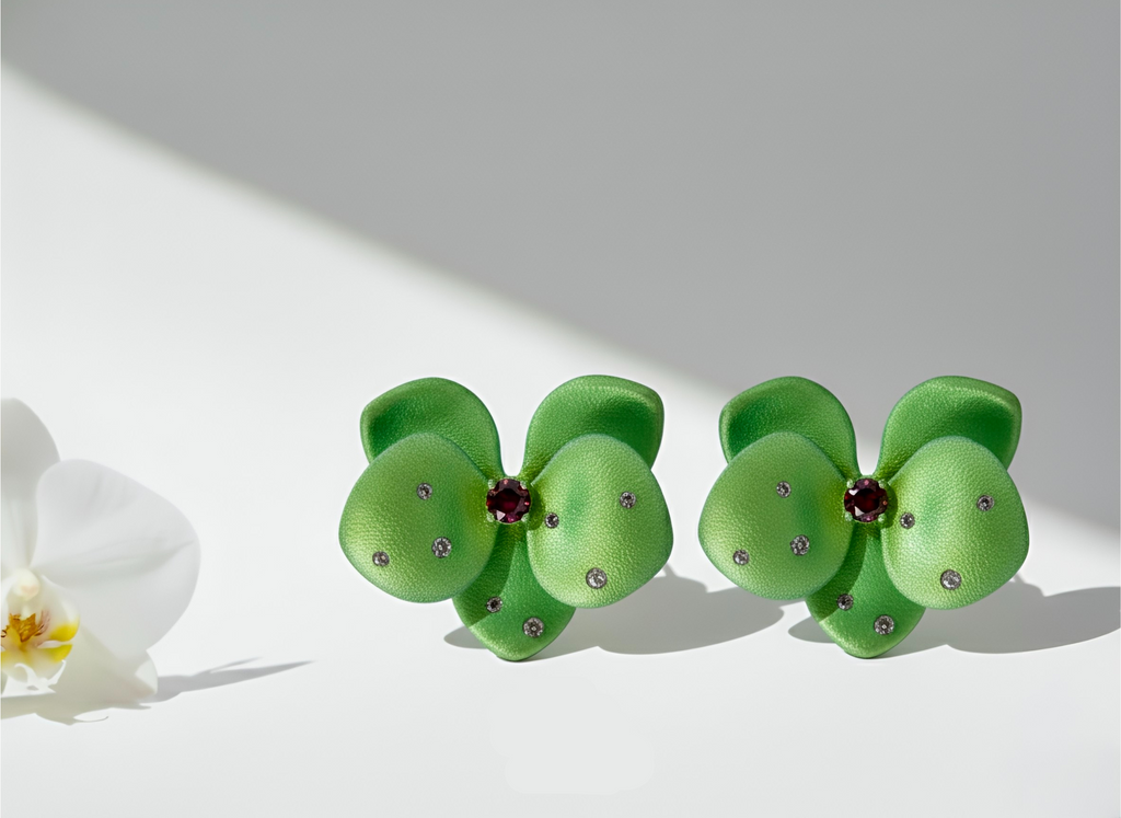 Forest Bloom Titanium Studs