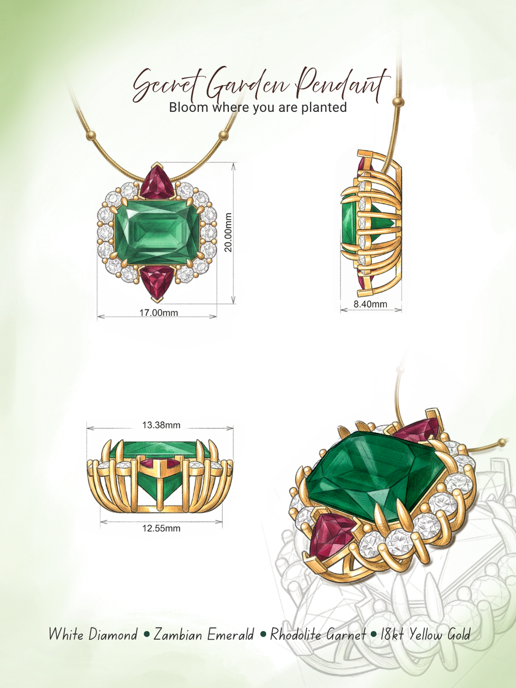 Secret Garden Pendant