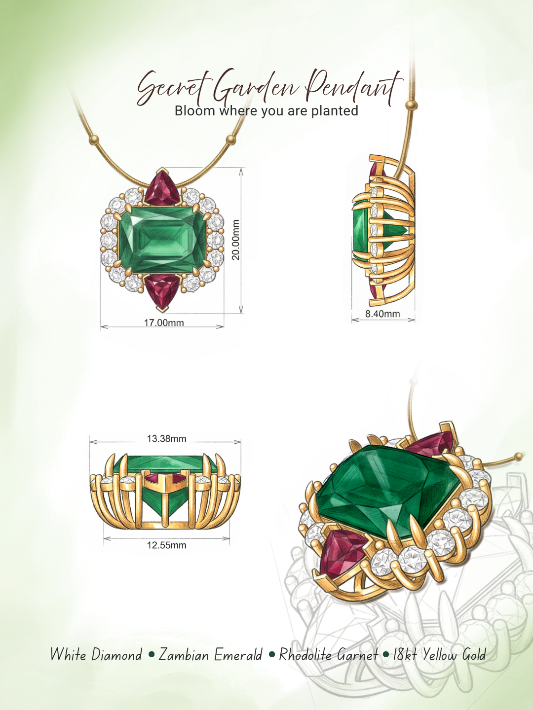Secret Garden Pendant
