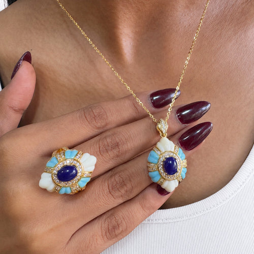 Aasmani Pendant