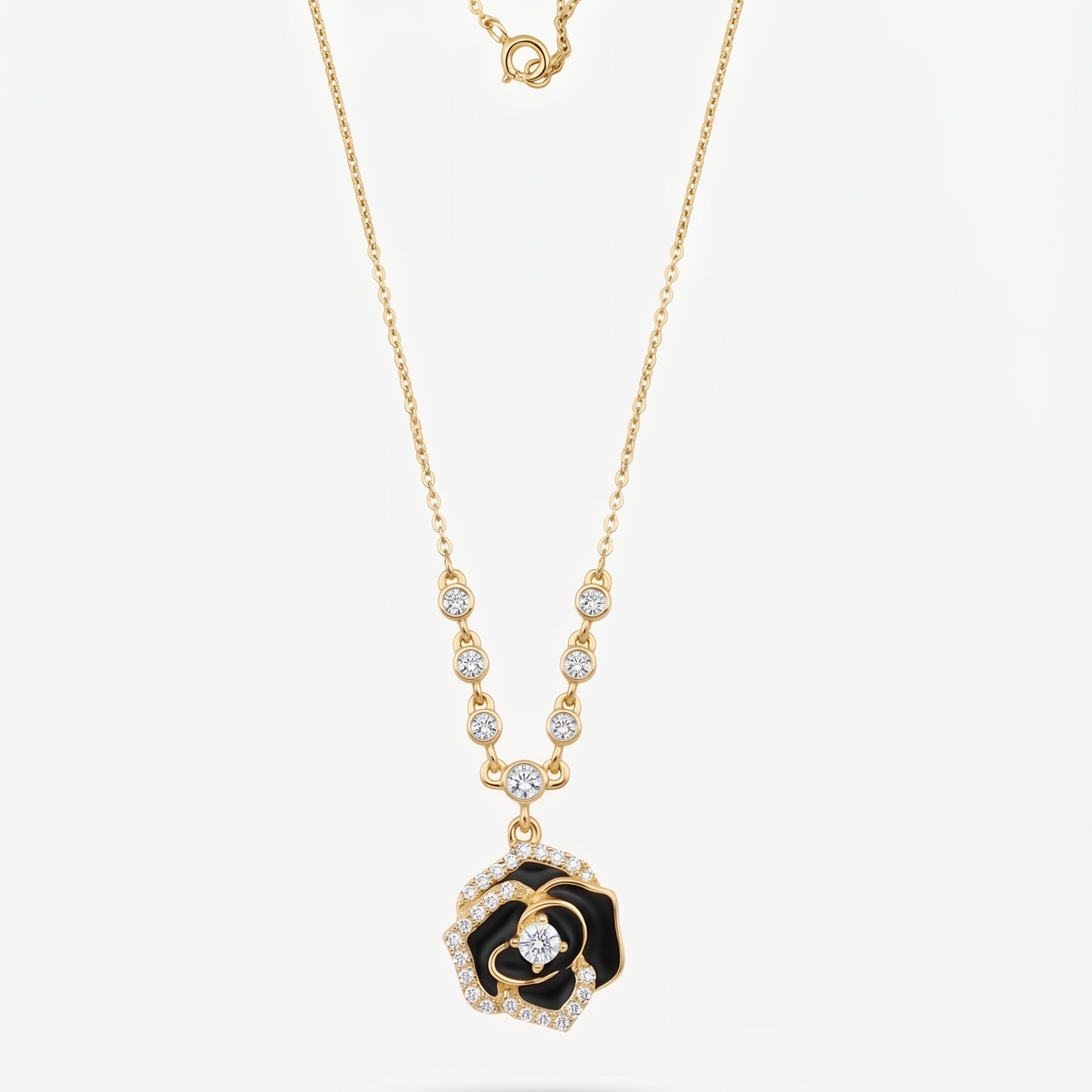 Black Rose Pendant