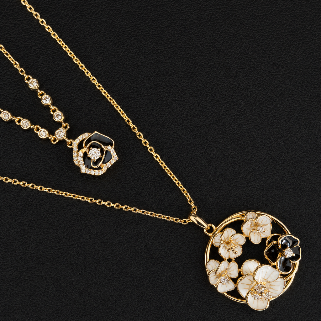 Black Rose Pendant