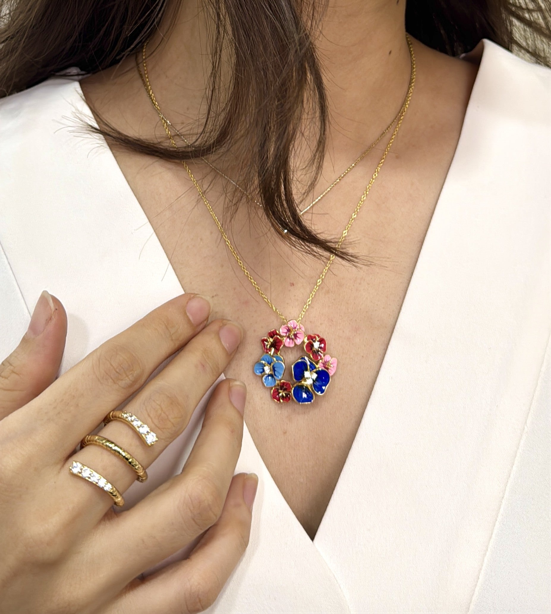 Floral Petal Pendant