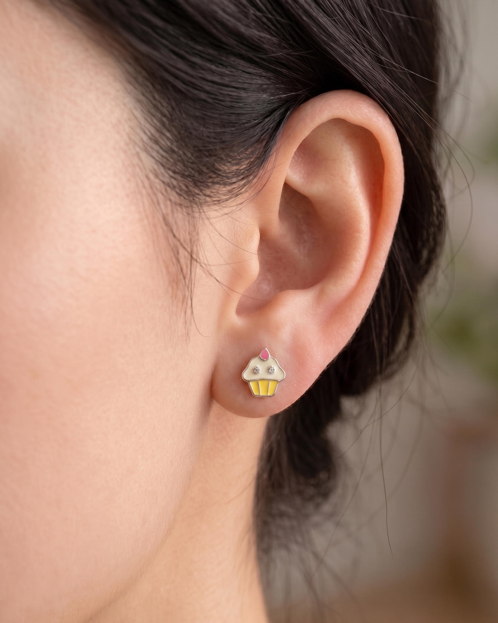 Cup Cake Studs