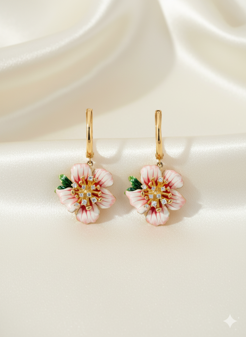 Cherry Blossom Whisper Earring