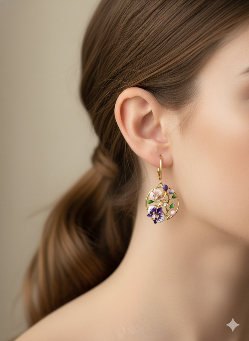 Floral Bloom Earring