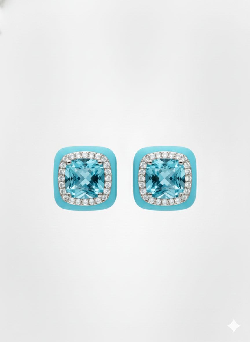 Aqua Splash Studs