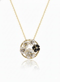 Harmony Bloom Pendant: Gold-Plated 925 Silver Flower Necklace