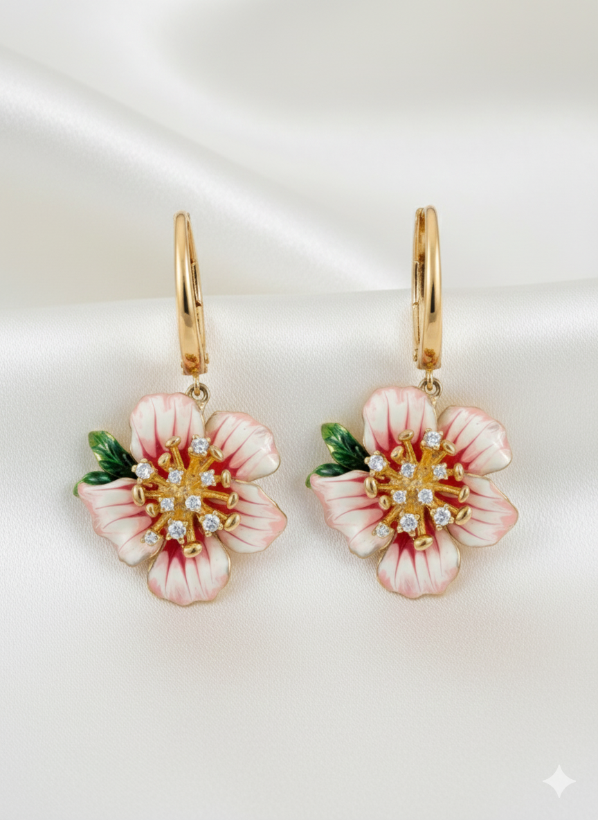 Cherry Blossom Whisper Earring