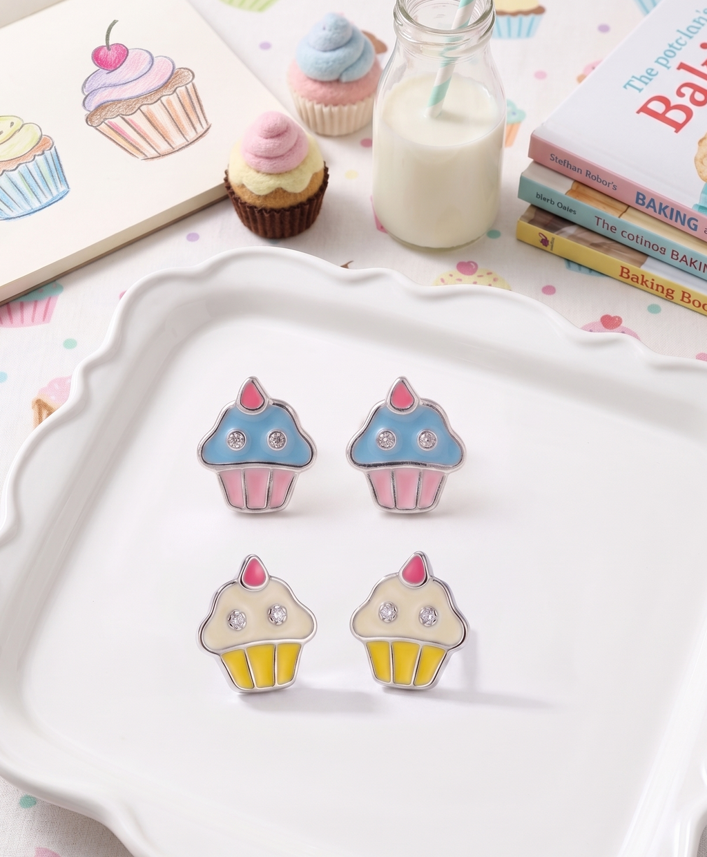 Cup Cake Studs