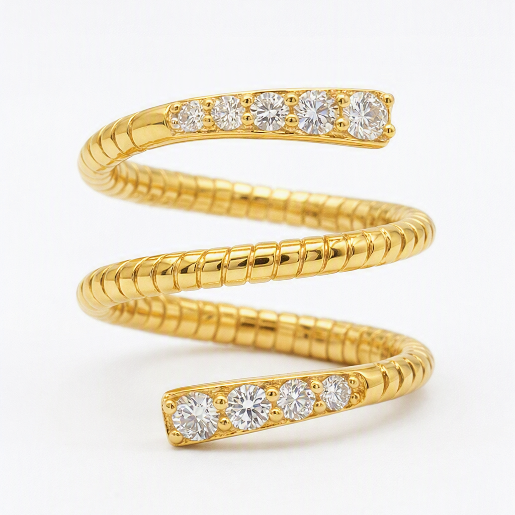 Infinite Spiral Ring