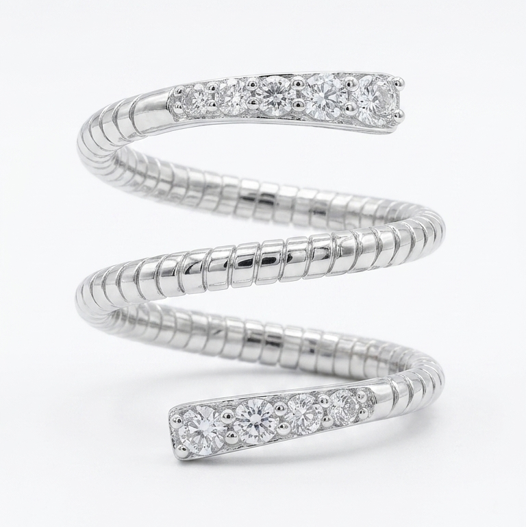 Infinite Spiral Ring