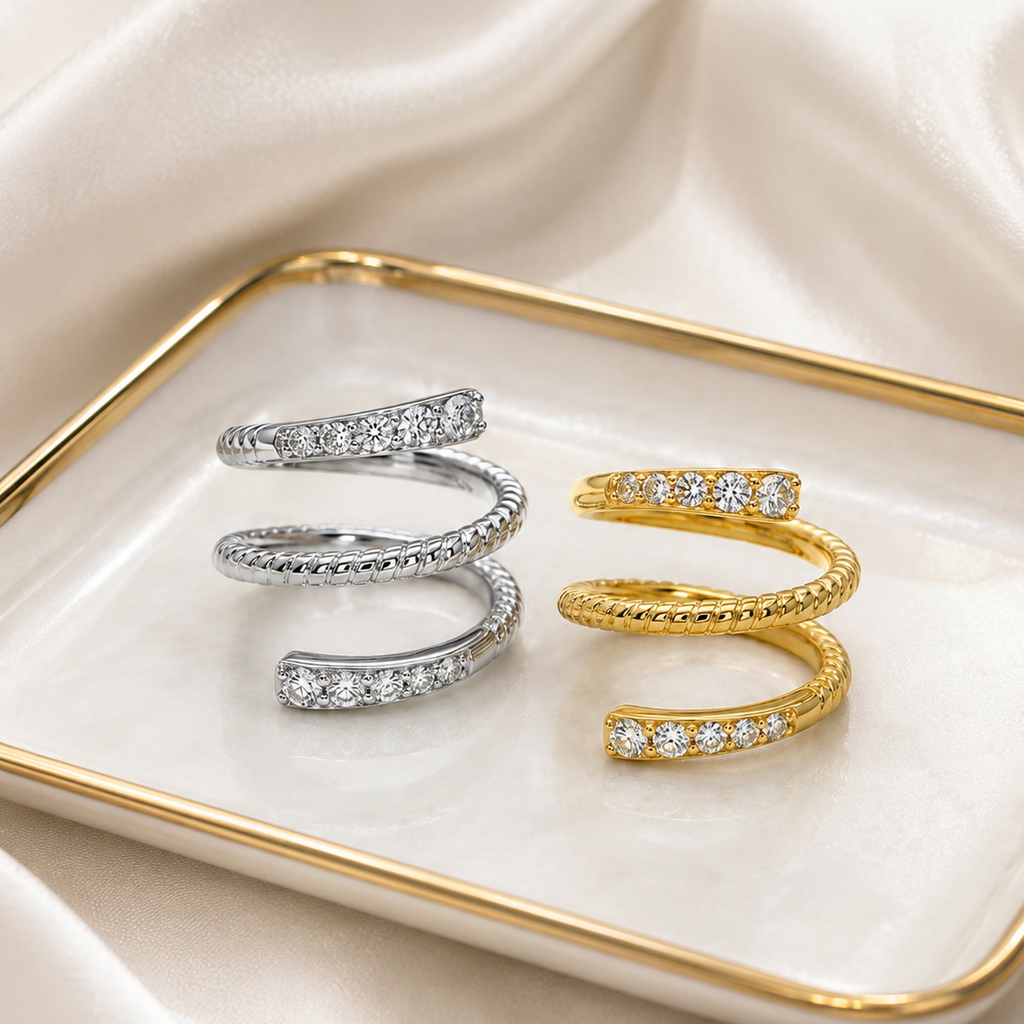 Infinite Spiral Ring