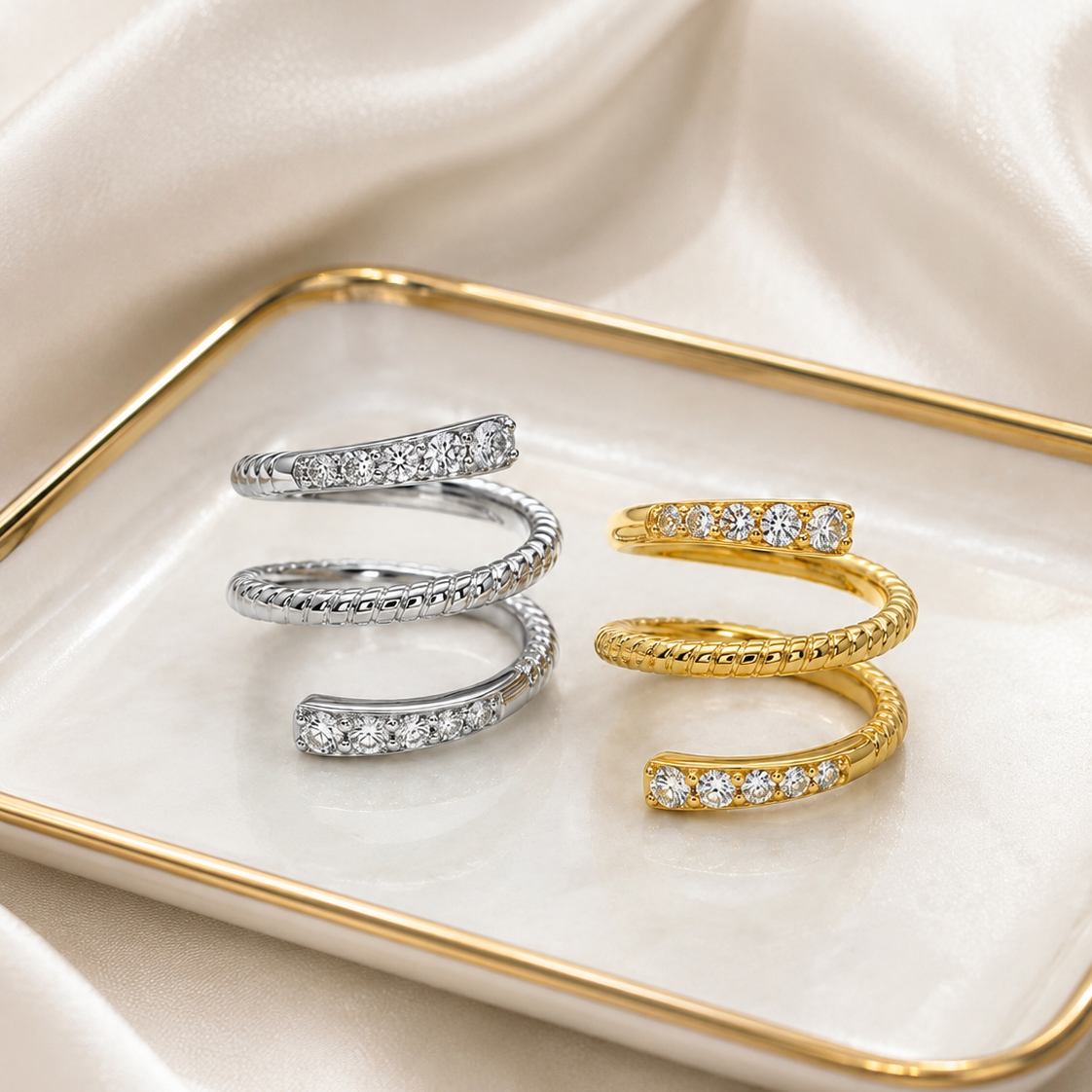 Infinite Spiral Ring