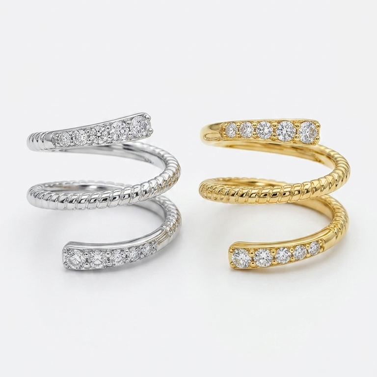 Infinite Spiral Ring
