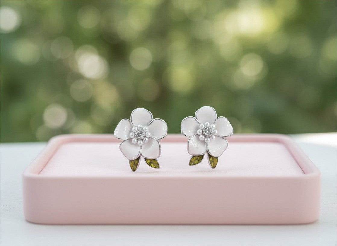 Pearl Bloom Studs