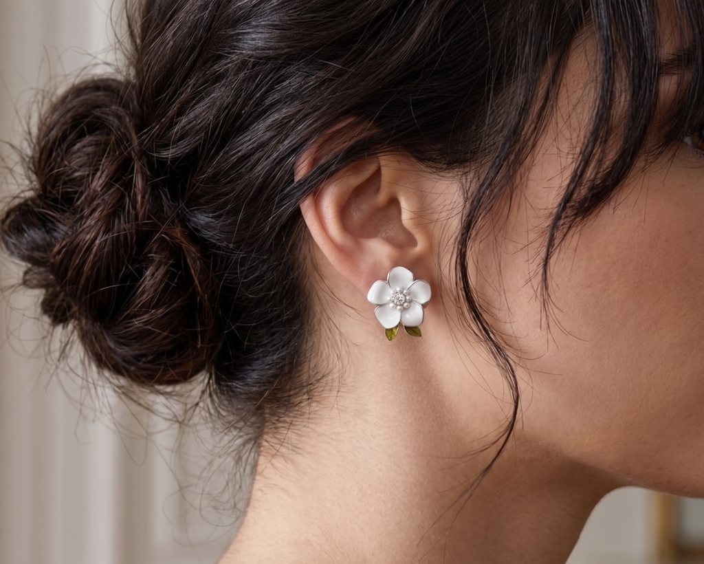 Pearl Bloom Studs
