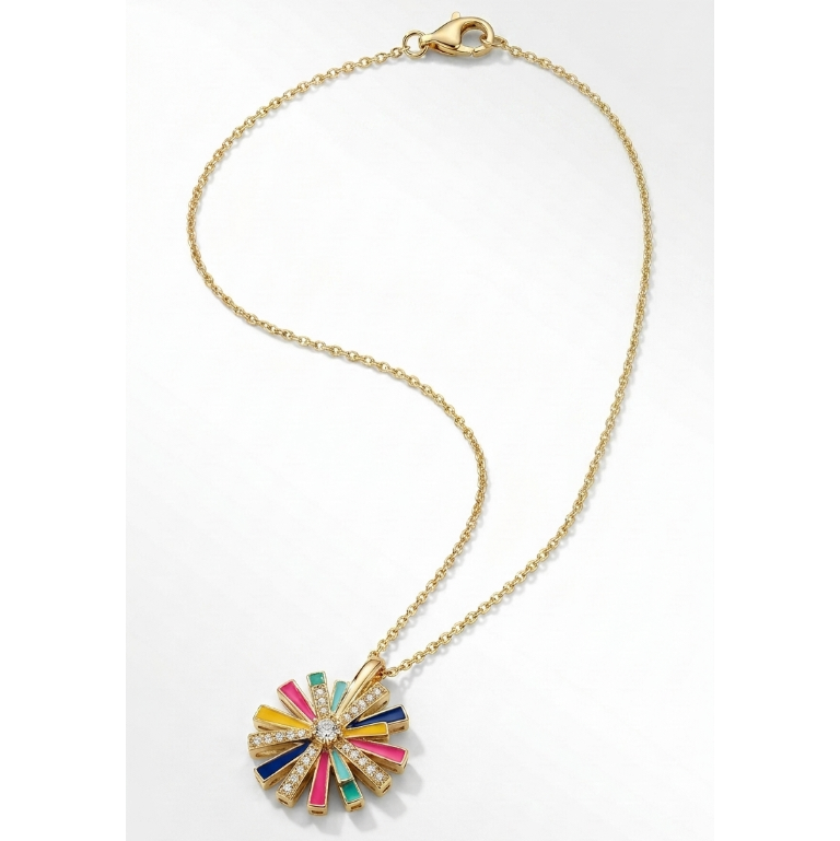 Rotating Burst Necklace