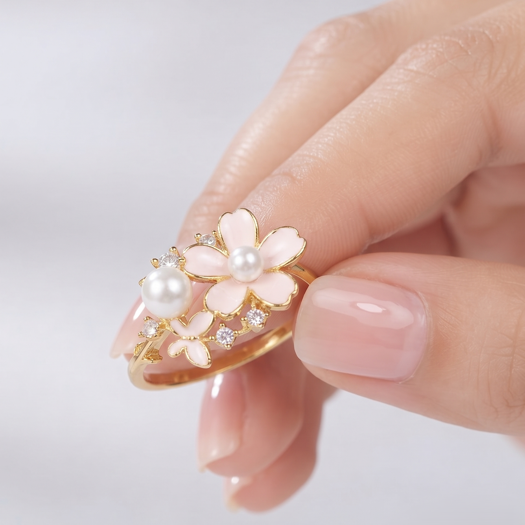 Soft Bloom Ring