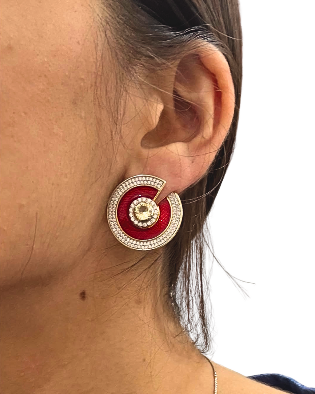 Cherry Glow Hoops