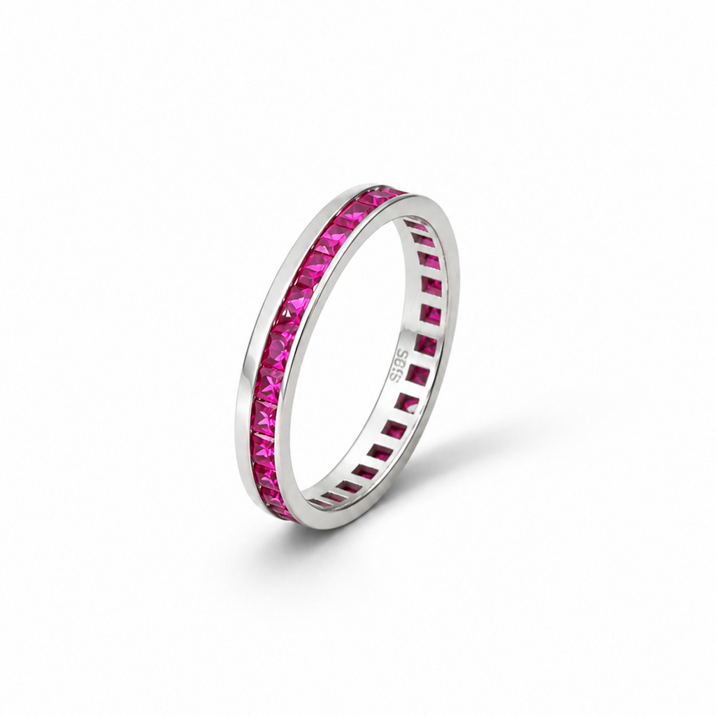 Vibrant Eternity Ring