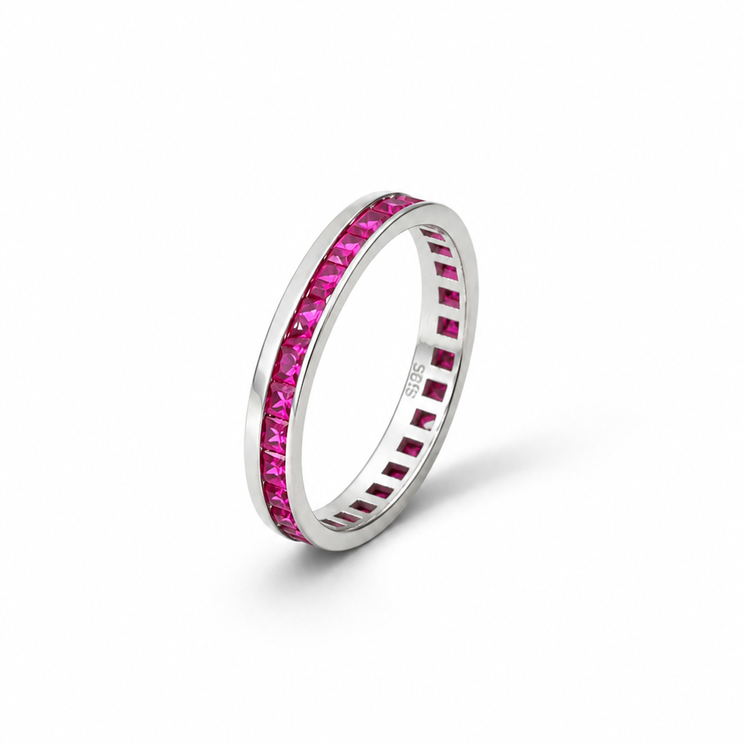 Vibrant Eternity Ring