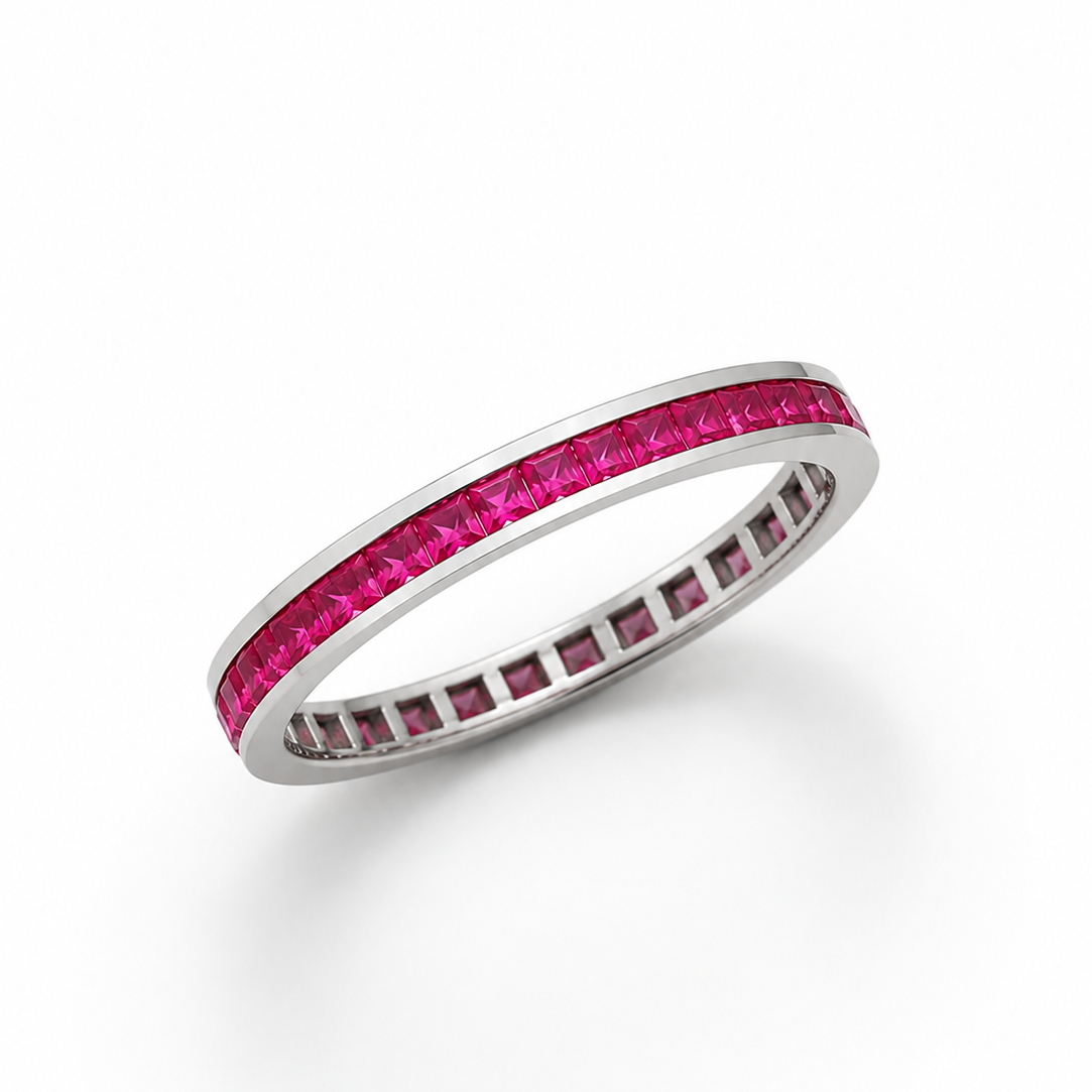 Vibrant Eternity Ring